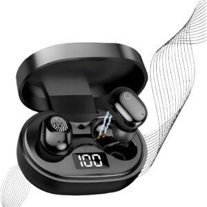 Fone De Ouvido Bluetooth Peining Tws Pei-m515 Preto Com Led Preto